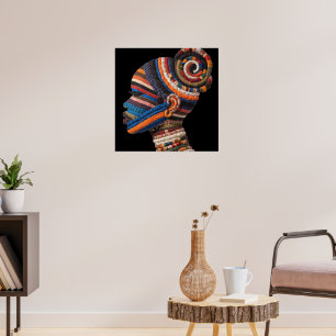 Celebrating Colourful Black Women Poster