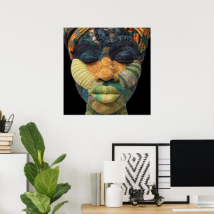 Celebrating Colourful Black Women Poster