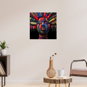 Celebrating Colourful Black Women Poster