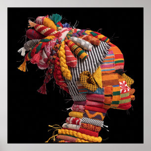 Celebrating Colourful Black Women Poster