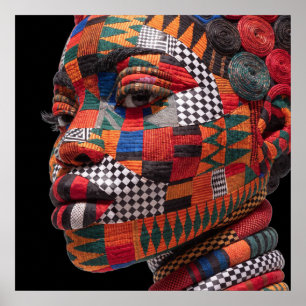 Celebrating Colourful Black Women Poster