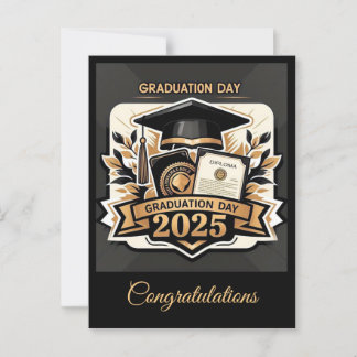 " CELEBRATING EXCELLENCE: GRADUATION DAY 2025 " POSTCARD