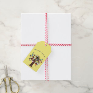 Celebrating Flags Hispanic Heritage Month  Gift Tags