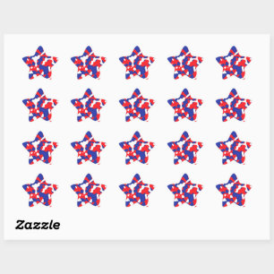 Celebrating Fourth of July Stickers