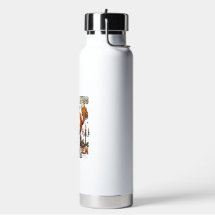 Celebrating Halloween Beer Skull Pumpkin Bat Candl Water Bottle