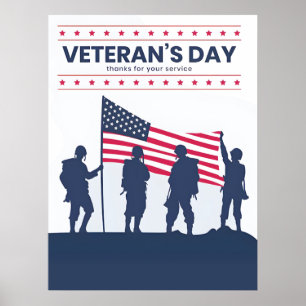 Celebrating Heroes of America – Veterans Day 2025 Poster