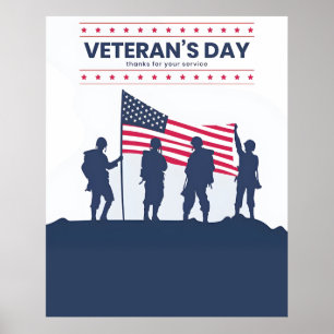Celebrating Heroes of America – Veterans Day 2025 Poster