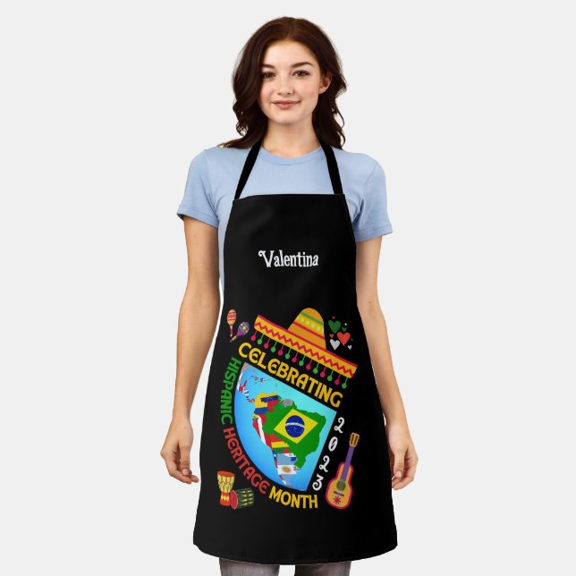 Celebrating HISPANIC HERITAGE MONTH Apron (Worn)
