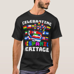 Celebrating Hispanic Heritage Month Latino Country T-Shirt