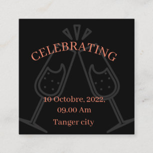 Celebrating invitation