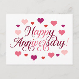 Celebrating Love: Happy Anniversary Postcard