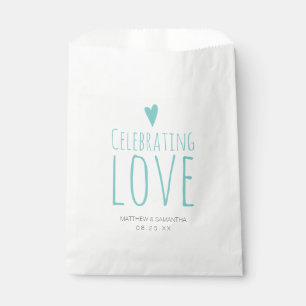 Celebrating Love Wedding Candy Bar Buffet Favour Bags
