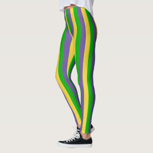 Celebrating Mardi Gras Carnival Leggings