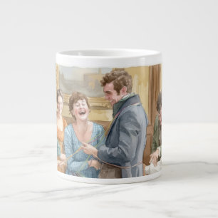 Celebrating Mary and Tom's happiness in TOBS Large Coffee Mug