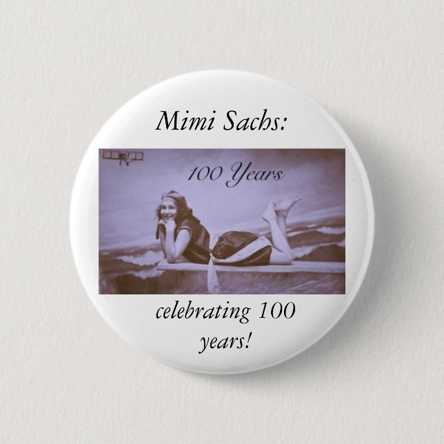 celebrating Mimi Sachs! 6 Cm Round Badge (Front)