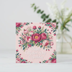 Celebrating Mom Mother's Day Birthday Magic Holiday Card