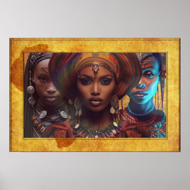 Celebrating Mother Africa Poster (Front)