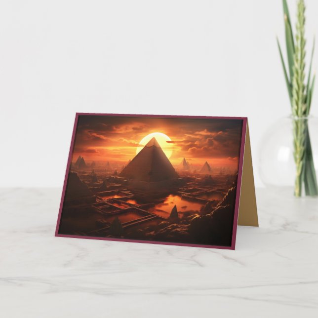 Celebrating Mother Africa Thank You Card (Front)