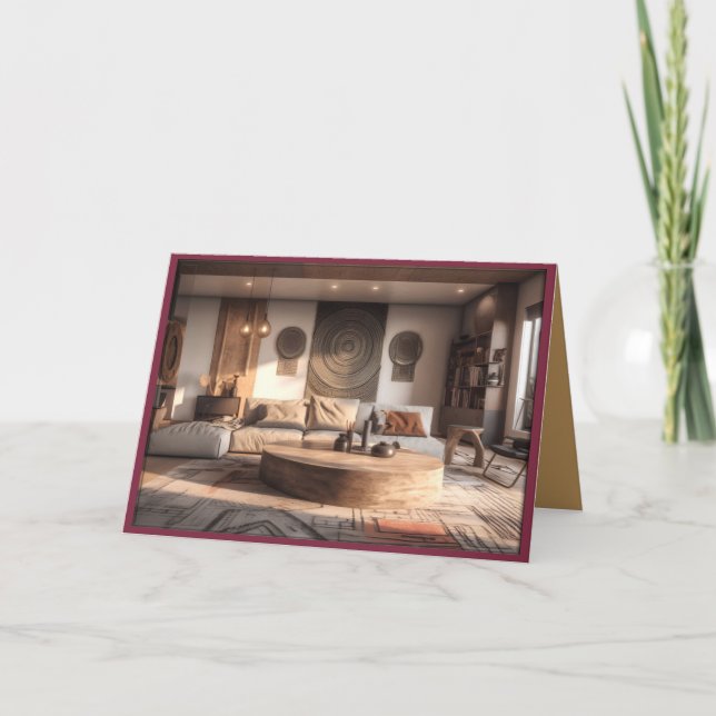 Celebrating Mother Africa Thank You Card (Front)