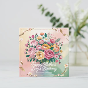 Celebrating Mother's Day birthday together  Card