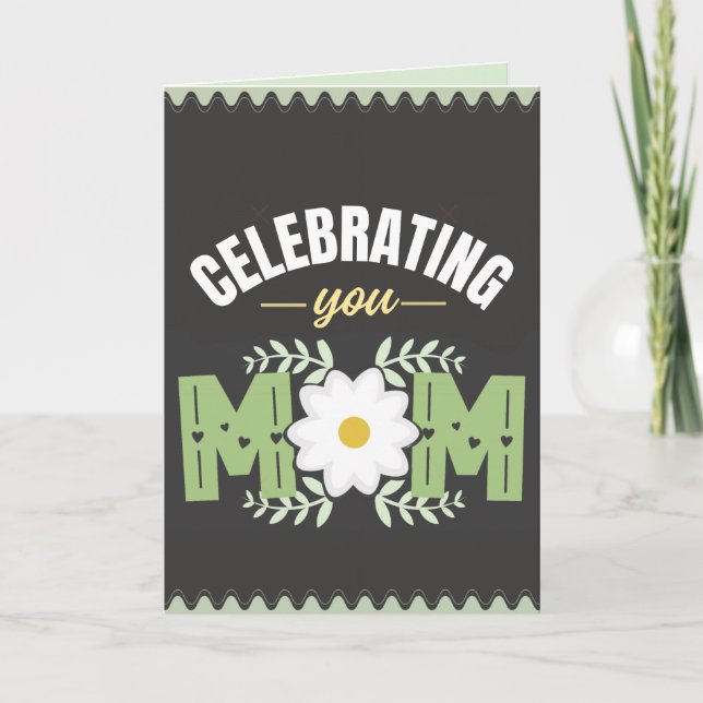 Celebrating Mum, Mother's Day Card (Front)