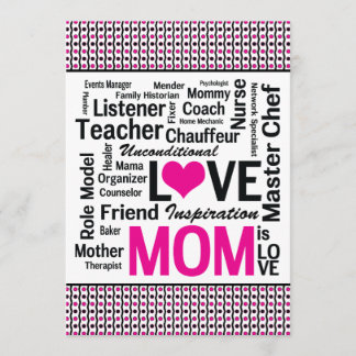 Celebrating Mum - Mother's Day or Mum's Birthday Invitation