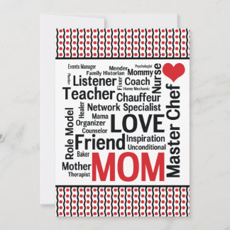 Celebrating Mum - Mother's Day or Mum's Birthday Invitation