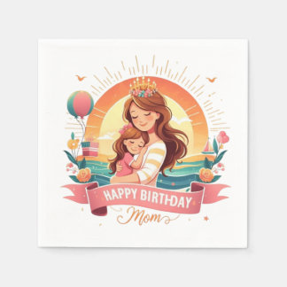Celebrating Mum's Special Day Napkin