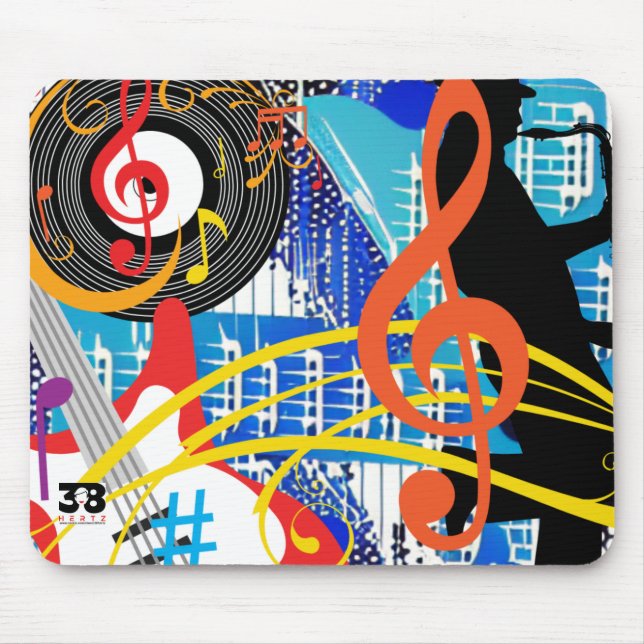 Celebrating Music Mouse Mat (Front)