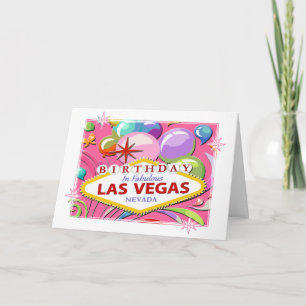 celebrating my 21st Birthday Las Vegas Card