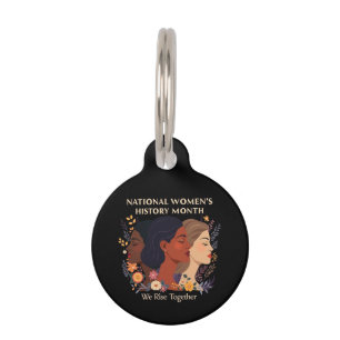 Celebrating National Women’s History Month Pet Tag