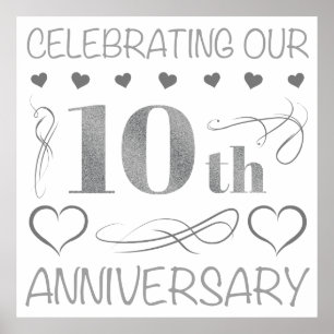 Celebrating Our 10th Anniversary Poster