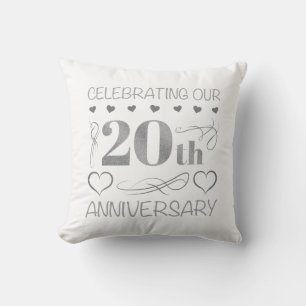 Celebrating Our 20th Anniversary Cushion