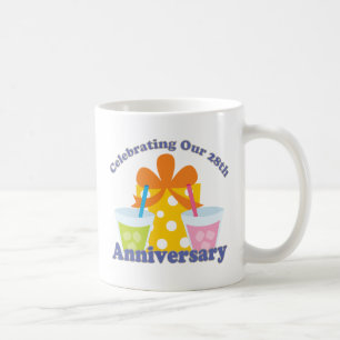 Celebrating Our 28th Anniversary Gift Coffee Mug