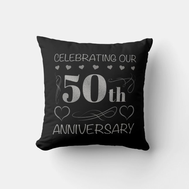 Celebrating Our 50th Anniversary Cushion (Front)