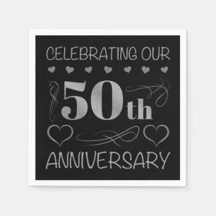 Celebrating Our 50th Anniversary Napkin