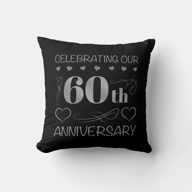 Celebrating Our 60th Anniversary Cushion (Front)