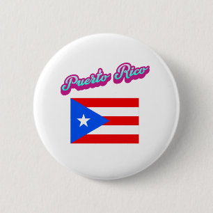 Celebrating Puerto Rico 6 Cm Round Badge