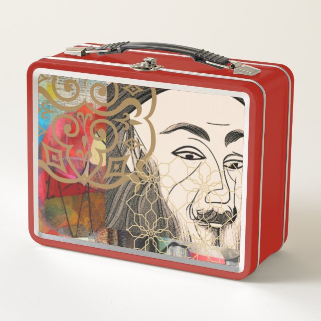 Celebrating Rumi Metal Lunch Box (Front)