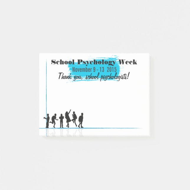 Celebrating School Psychology Week 2015 Post-its Post-it Notes (Front)