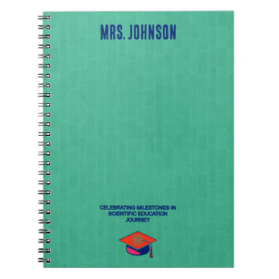 Celebrating Scientific Education Journey Milestone Notebook