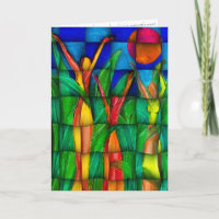 Celebrating Sun (card )