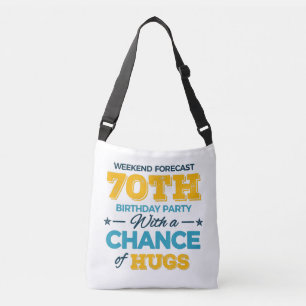 celebrating the 70th birthday crossbody bag