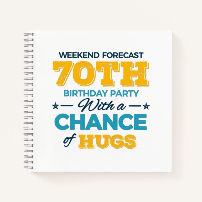 celebrating the 70th birthday notebook (Front)