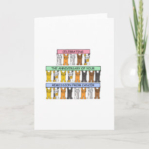 Celebrating the Anniversary of Cancer Remission. Card