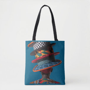 Celebrating The Art of Quilting I Wear Many Hats Tote Bag