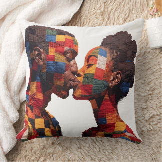 Celebrating The Art of Quilting Throw Pillow