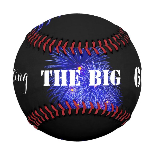 Celebrating THE BIG (Any Age) & (Any Name) - Baseball (Front)