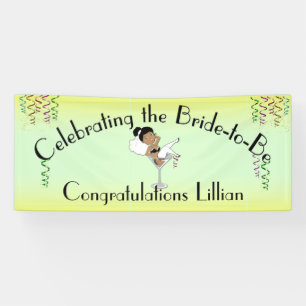 Celebrating the Black Bride to Be Shower /Party Banner