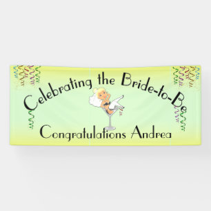 Celebrating the Blonde Bride to Be Shower / Party Banner
